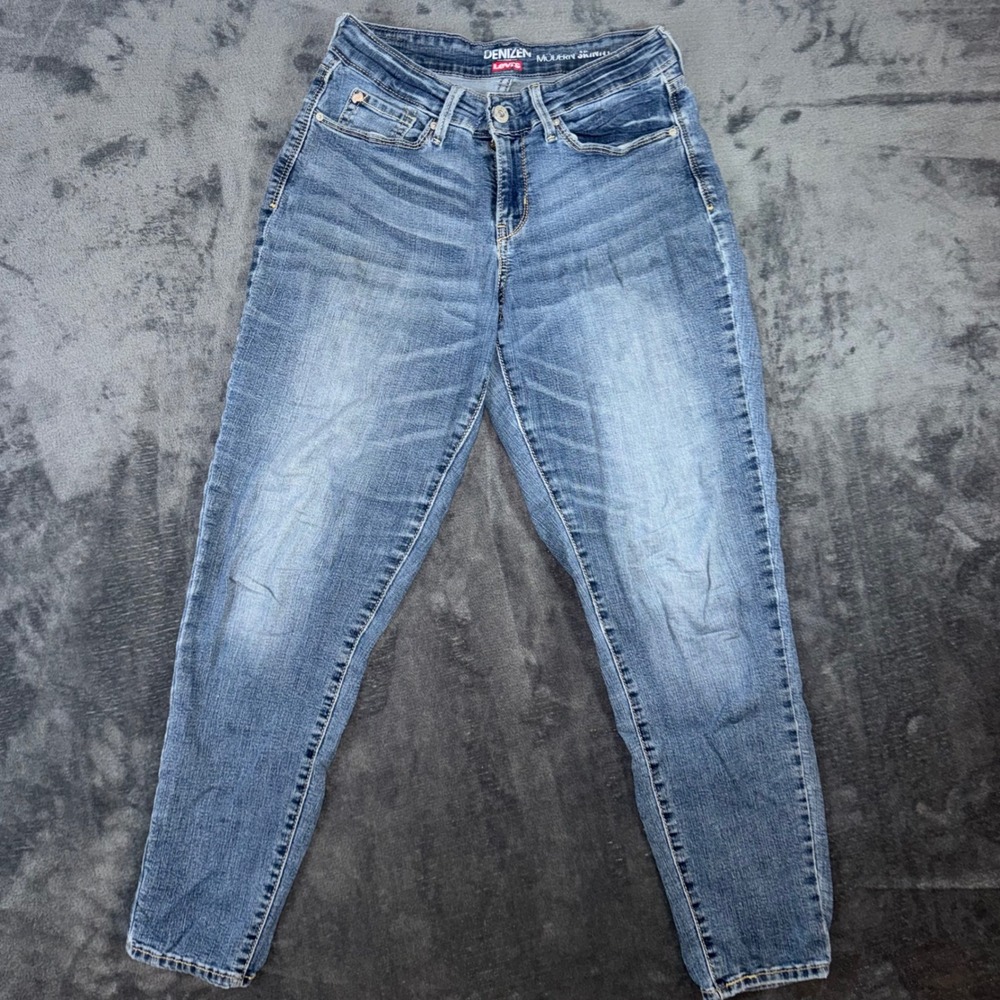Womens 4S 27 Denizen Levi's Modern Skinny Jeans Blue Excellent Stretch Denim